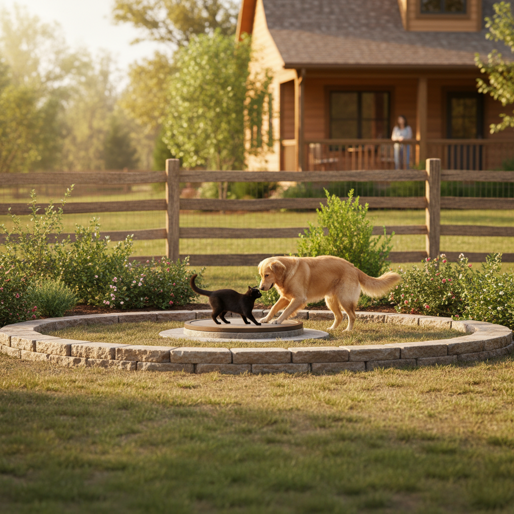 фото Септик и домашние животные: как обезопасить систему от повреждений