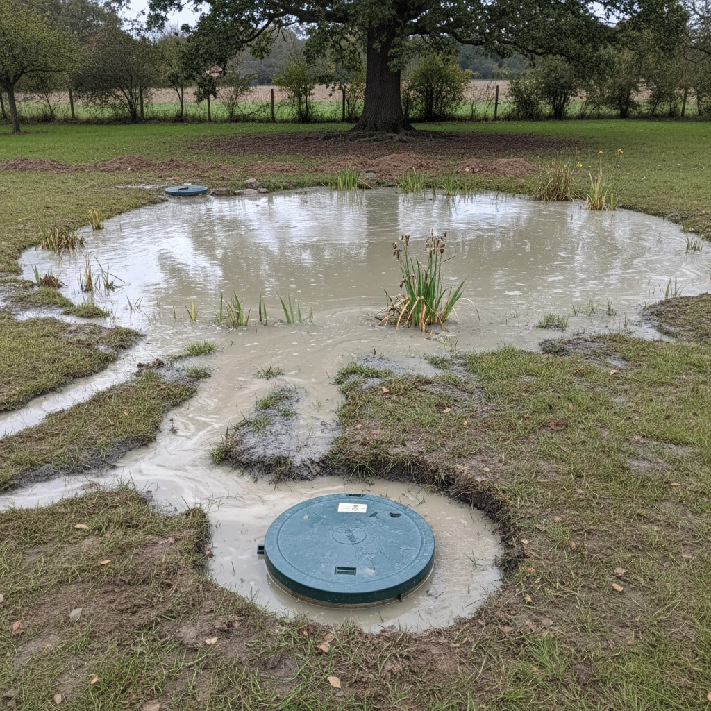 фото Что делать, если септик установлен, но вода в саду стала мутной
