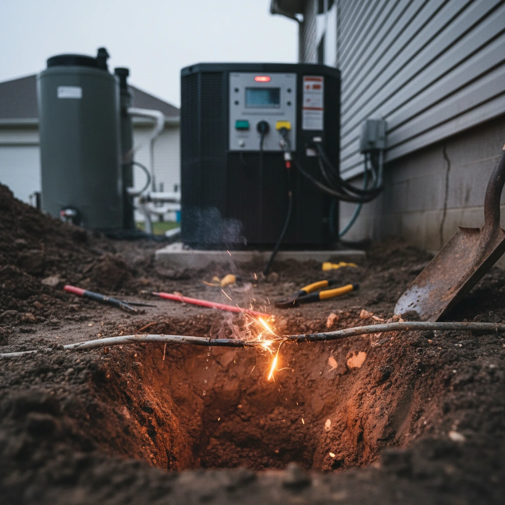 фото Экономия на кабеле для септика: зачем это опасно и во что обойдётся