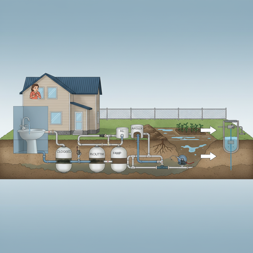 Слабый напор воды после установки септика: возможные причины | статья от Магазина Септиков