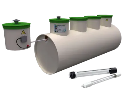 Септик c доочисткой и УФ обеззараживанием 0.6